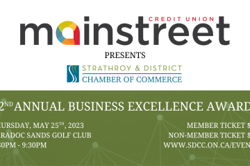 Mainstreet Credit Union Presents SDCC 22nd Annual Business Excellence Awards